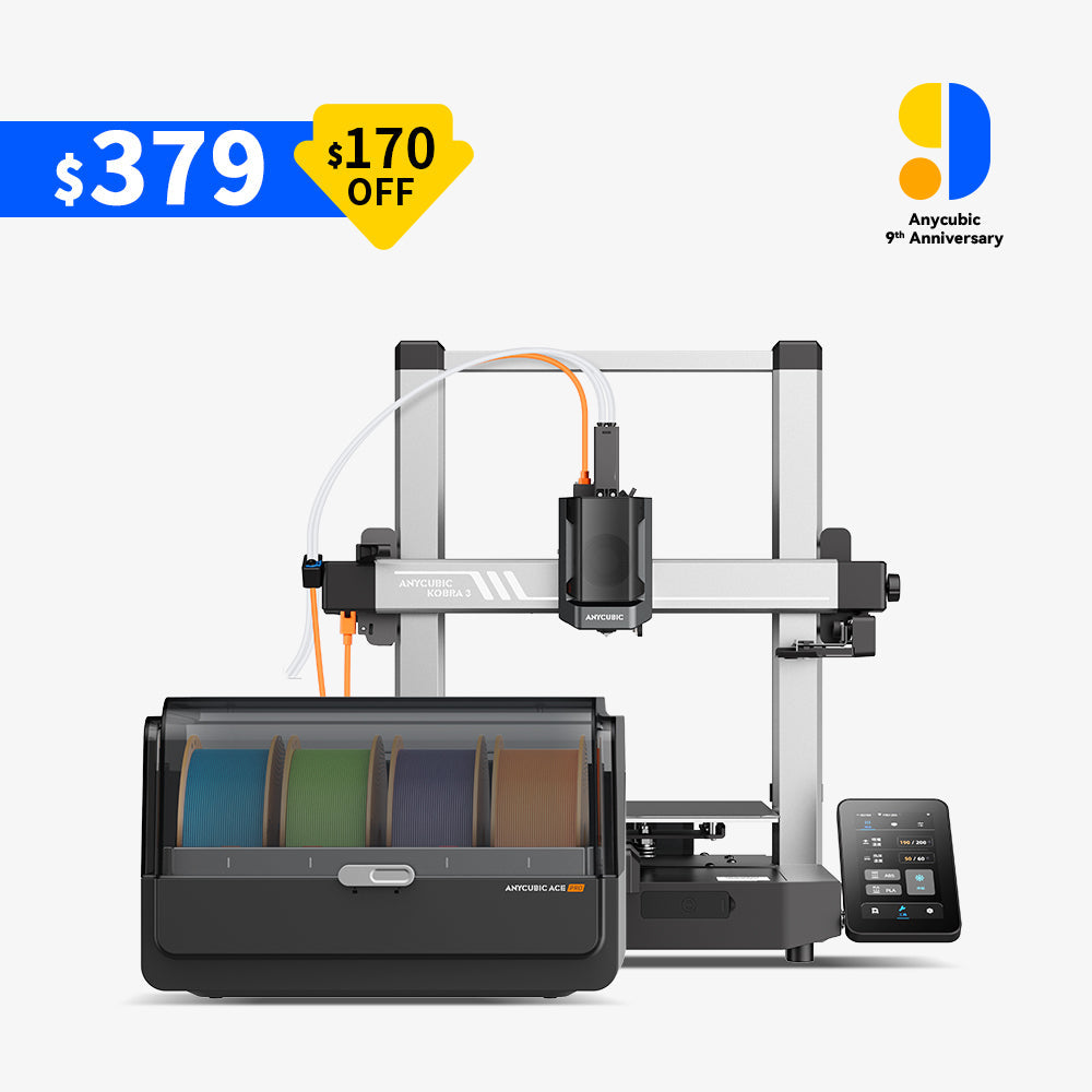 Anycubic Kobra 3 Combo 3D Printer: Be Bold, Be Colorful